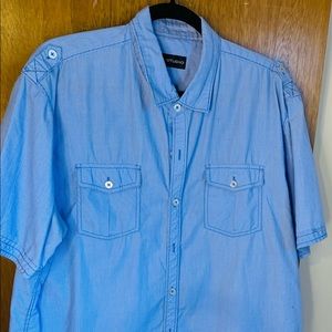 MB Studio striped button down shirt #146